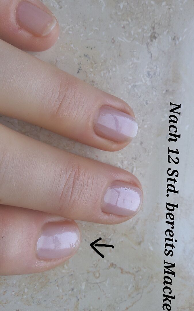 Natürlich gepflegte Nägel