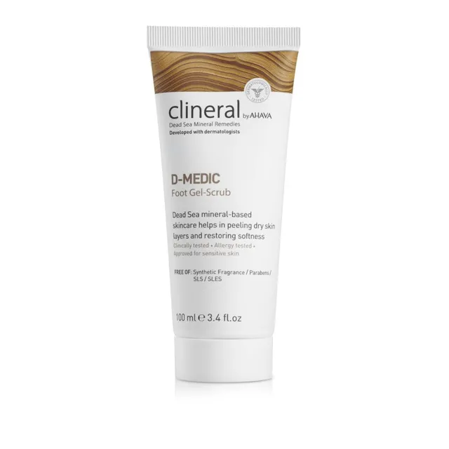 ahava-clineral-d-medic-foot-gel-scrub-100-ml-fu-peeling-gel image 1