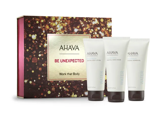 ahava-work-that-body-set-k-rperlotion-handcreme-duschgel-3x-100ml image 1