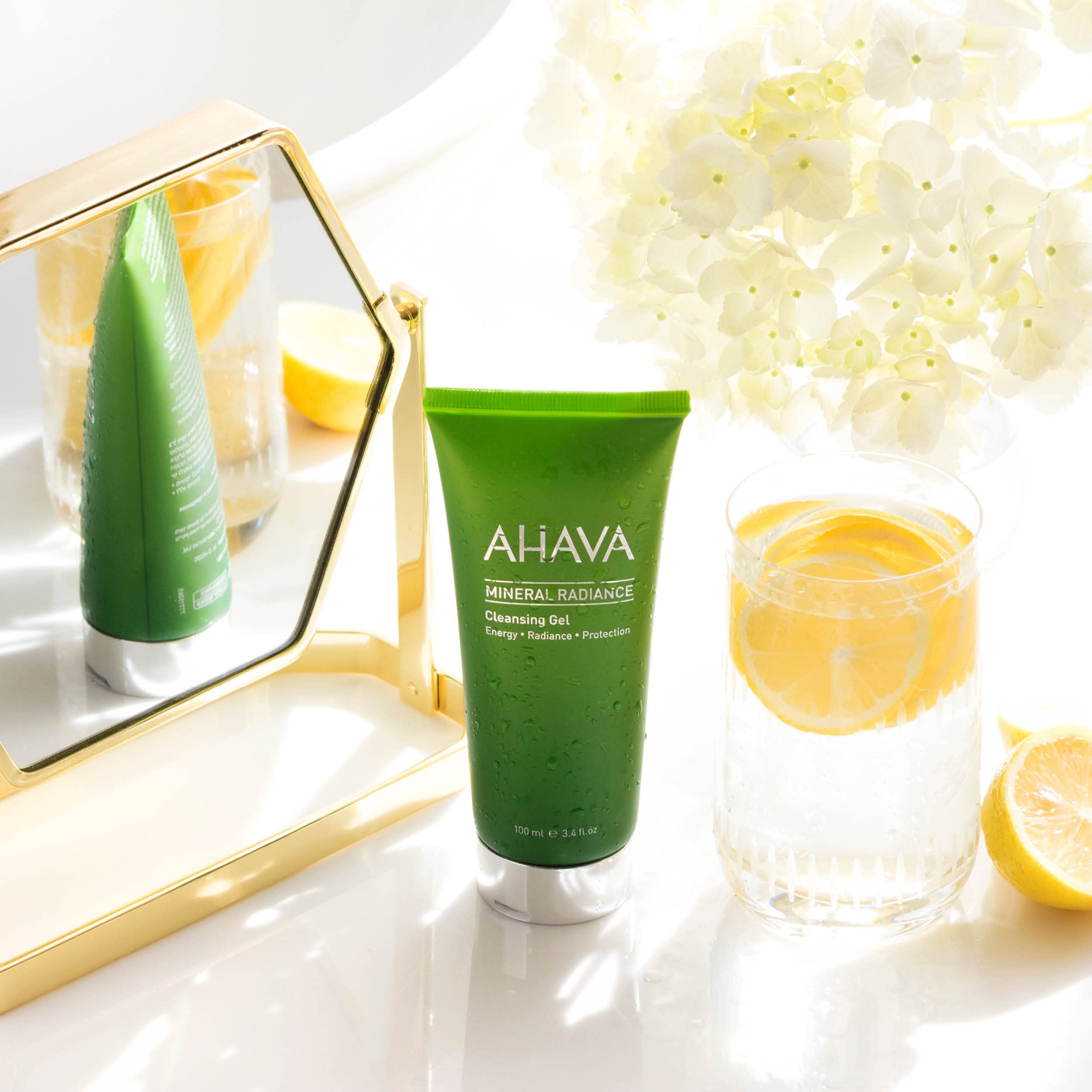 ahava-mineral-radiance-cleansing-gel-100-ml-mit-totes-meer-mineralien image 4