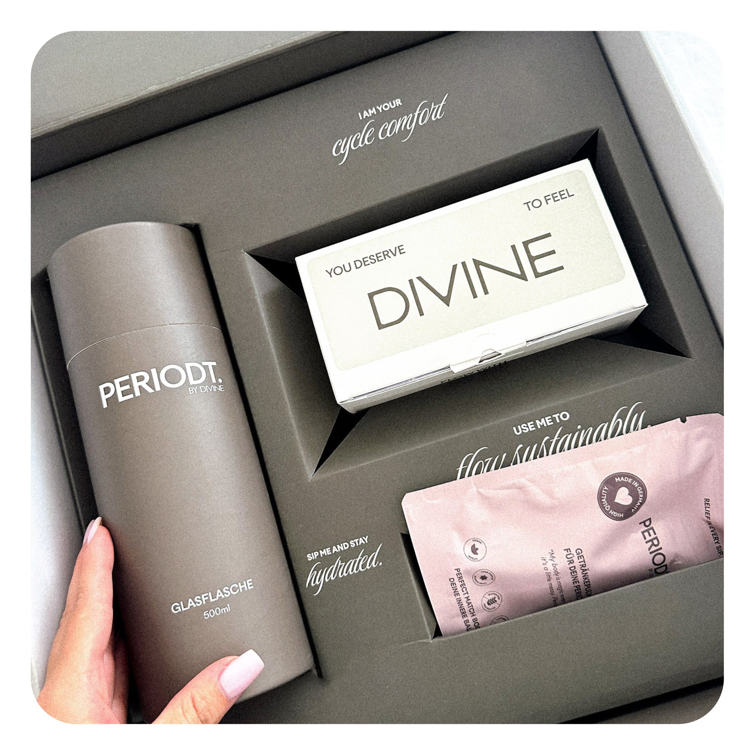 divine-dein-starter-set-cup-periodt-drink-bottle image 1