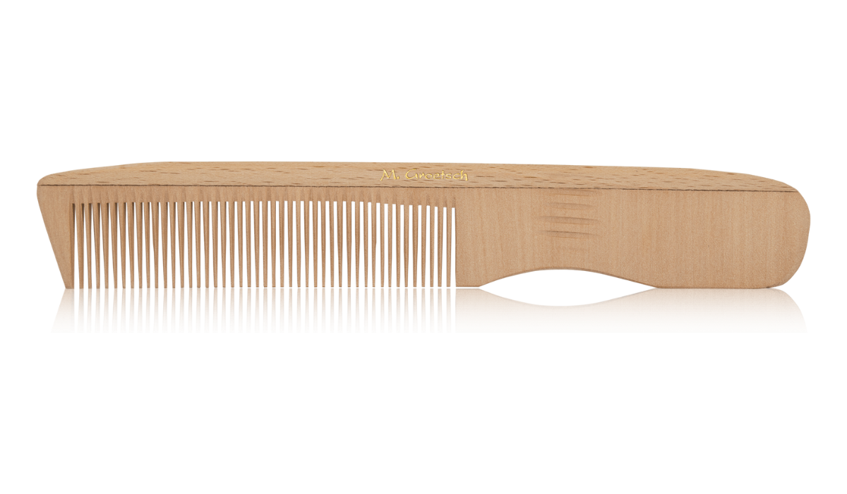 groetsch-haarschneidekamm-profi-feine-zahnung-18cm-mit-griff image 1