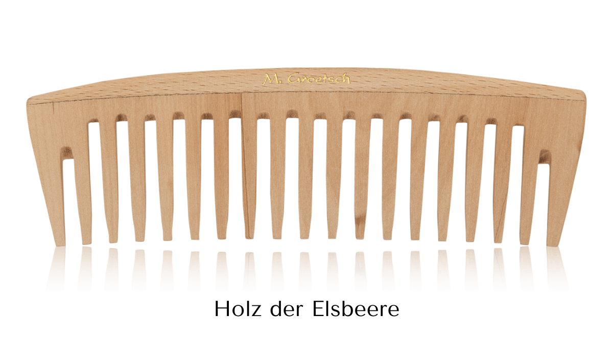 groetsch-taschenkamm-14-cm-f-r-lockiges-haar-holzkamm-grob-gezahnt image 2