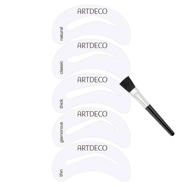 artdeco-eye-brow-stencils-with-brush-applicator image 1