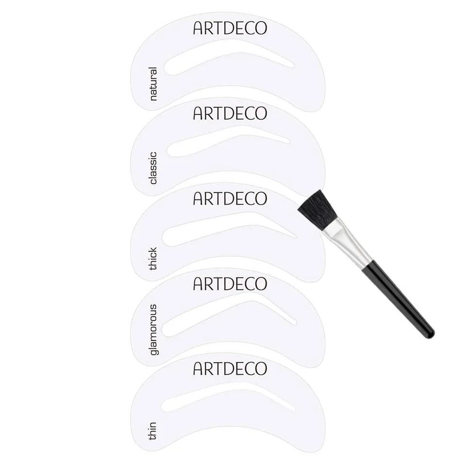 artdeco-eye-brow-stencils-with-brush-applicator image 1