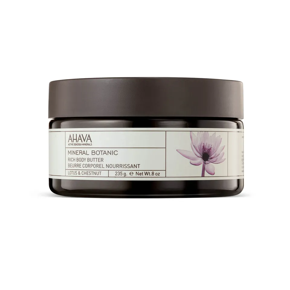 ahava-mineral-botanic-rich-k-rperbutter-235g-lotus-feuchtigkeits-k-rperbutter image 1