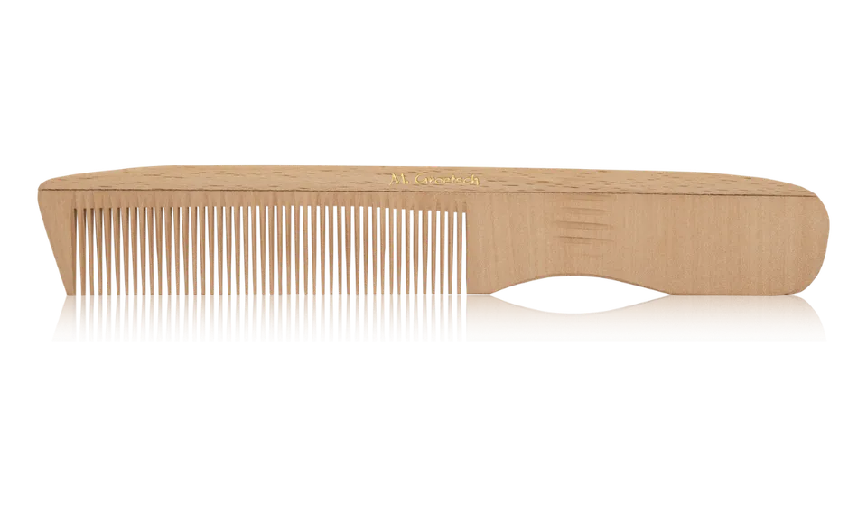 groetsch-haarschneidekamm-profi-feine-zahnung-18cm-mit-griff image 1